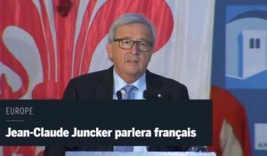 Jean-Claude Juncker a décidé de s'exprimer en français