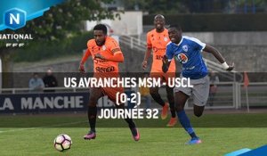 J32 : US Avranches MSM - USCL (0-2), le résumé