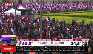 Présidentielle 2017 : Emmanuel Macron hué par les électeurs du FN à l'annonce des résultats