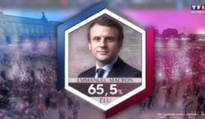 Présidentielle 2017 : l'annonce de la victoire d'Emmanuel Macron, par le biais de nos télés