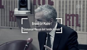 Bruno Le Maire : Macron doit "impérativement tendre la main" à la droite