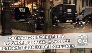 Opération policière à la Gare du Nord, évacuée pendant plus de deux heures