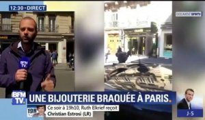 Ce que l'on sait du braquage d'une bijouterie près des Champs-Elysées ce matin