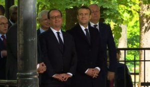 Dernière cérémonie de Hollande: un moment de "transmission"