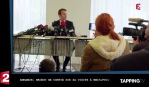 Emmanuel Macron : il fait des révélations étonnantes sur sa visite à Whirlpool (vidéo)