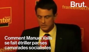 Manuel Valls étrillé par ses camarades socialistes