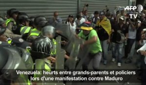 Venezuela: heurts entre grands-parents et policiers