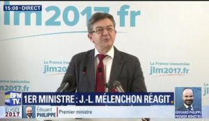 Édouard Philippe nommé Premier ministre: "Le vieux monde est de retour", d’après Mélenchon
