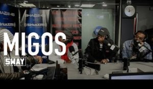 Migos Defend Their Style of Rap + Speak on Solo Work & Freestyle Live on Sway in the Morning