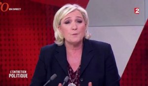 Marine Le Pen aurait insulté David Pujadas en marge d’une émission