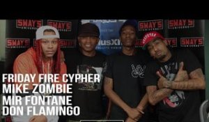 Friday Fire Cypher: Mike Zombie, Mir Fontane, & Don Flamingo Freestyle Live Over Mike Zombie's Beats