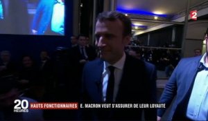 Hauts fonctionnaires : Emmanuel Macron veut s'assurer de leur loyauté