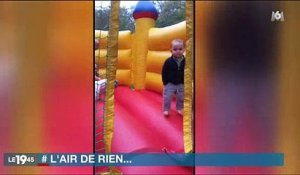 Un enfant fait le buzz sur le net en faisant... du trampoline ! Regardez