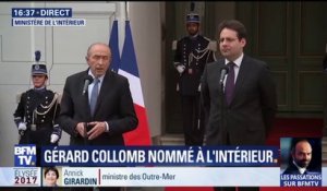 Gérard Collomb, nouveau ministre de l'Intérieur: "Faire en sorte que l'insécurité puisse reculer"