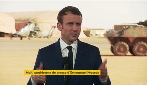 Macron au Mali : "L'opération Barkhane ne s'arrêtera que le jour où il n'y aura plus de terroristes islamistes dans la région"