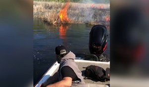 Une nouvelle technique pour éteindre un incendie !