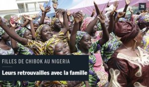 Les filles de Chibok retrouvent leurs parents