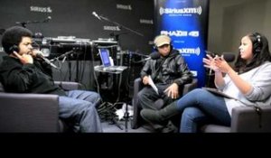 Ice Cube tells Sway and Devi Dev why Dr. Dre hasn't dropped Detox yet on Sway in the Morning