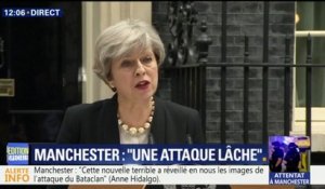 Theresa May: "Nous pensons connaître l'identité de l'attaquant, sans pouvoir le confirmer"