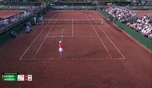Roland-Garros : Virginie Razzano au courage