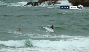 Adrénaline - Surf : La meilleure vague du quatrième jour des Mondiaux de Biarritz pour le Costaricain Jair Perez