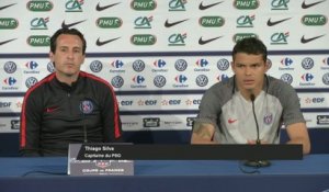 Foot - Coupe - PSG : Thiago Silva « Ce sont des joueurs concentrés sur le foot »