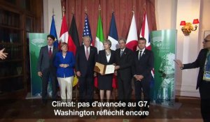 Climat: pas d'avancée au G7, Washington réfléchit encore