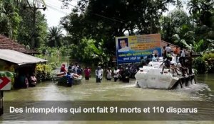 Sri Lanka: les habitants de Bulathsinhala inondés