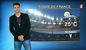 Thomas Meunier présentateur surprise de la météo avant la finale de la Coupe de France