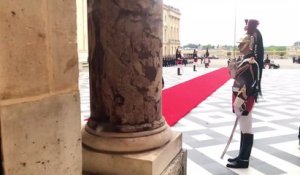 Emmanuel Macron accueille Vladimir Poutine à Versailles