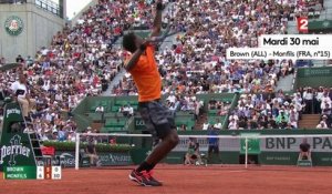 Top 5 : les plus beaux points du 1er tour de Roland-Garros 2017