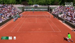 Roland-Garros 2017 : Quelle bataille entre Ferrer et Lopez !