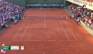 Roland-Garros 2017 : Un Herbert héroïque mais battu par Fernando Verdasco (6-3, 3-6, 4-6, 6-3, 6-3)