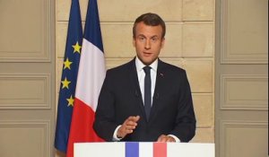 Déclaration d'Emmanuel Macron sur l'accord de Paris