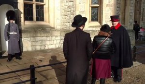 Des touristes ont balancé un gant sur un garde royal pour voir si il le leur rendrait... Perdu
