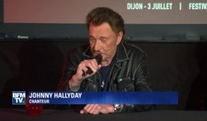 Johnny Halliday: "Je me soigne, je lutte, je me bats" contre le cancer