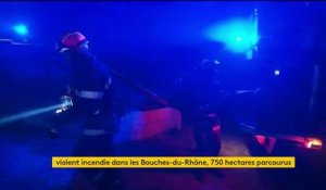 Bouches-du-Rhône : les pompiers ont combattu les flammes toute la nuit