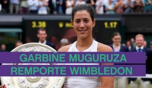 Wimbledon - Garbiñe Muguruza est la nouvelle championne