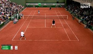 Roland-Garros 2017 : Echange de partenaire et tennis show avec Leconte et sa bande ! (4-6, 2-3)