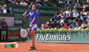 Roland-Garros 2017 : Garcia dominée mais spectaculaire (2-4)