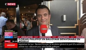 Florian Philippot commente ses résultats aux législatives