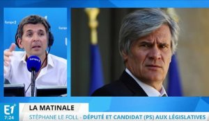 Stéphane Le Foll : "On a parfaitement compris qu'il fallait donner une majorité à Emmanuel Macron"