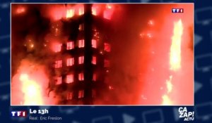 Les vidéos glaçantes du gigantesque incendie d'un immeuble de 27 étages à Londres
