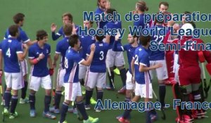 Allemagne - France : Matchs de préparation à la Hockey World League Semi-Final (Hambourg)