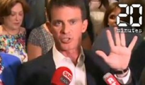 Législatives 2017: Manuel Valls chahuté à l'annonce de sa victoire