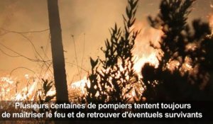 Le Portugal en deuil après un gigantesque feu de forêt