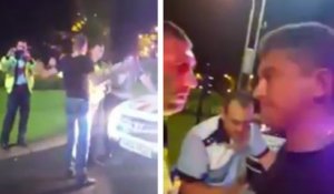 Un policier filme le coup de genou dans les boules de son collègue