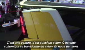 Une voiture volante présentée au Bourget