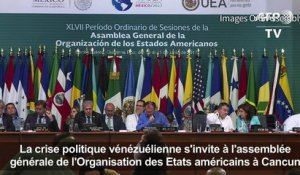 Venezuela: l'OEA ne se prononce pas, colère des manifestants