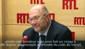 "Personne ne me demande de me renier sur ce qui fait mon ADN politique", déclare Travert sur RTL